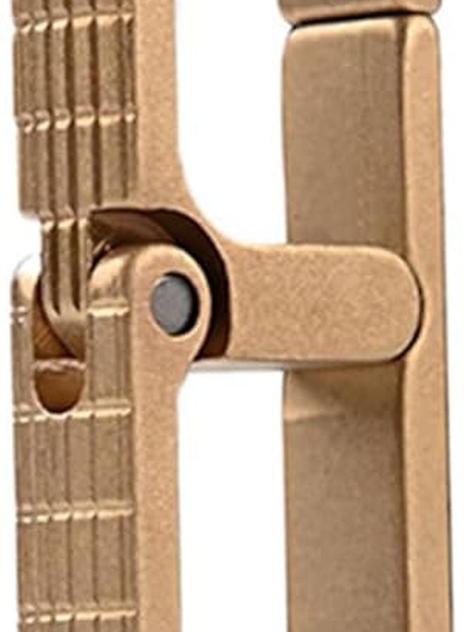 Heavy Duty Brass Key Holder Quick Release Clip Portable Belt Ring Organizer For Car Keys - Image 1