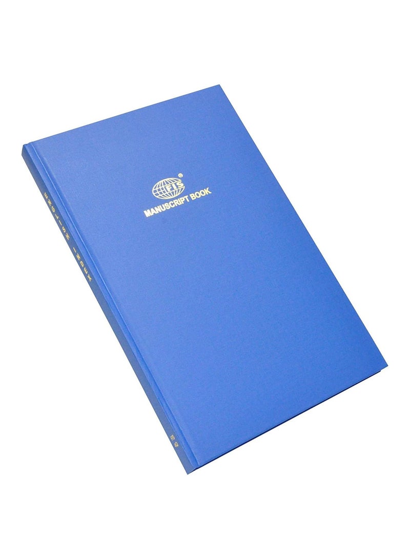 FIS FIS Manuscript Books, 8 mm Single Ruled with Spiral, 192 Sheets, 4 Quire, F/S (210 x 330 mm) Size - FSMNFS4QIE - Image 1