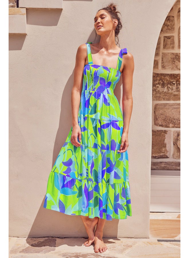 New Casual Dress Printed High-waist Skirt - Image 1