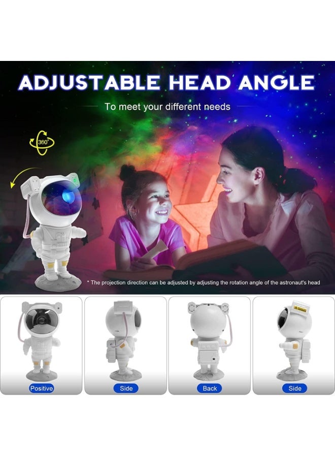 Astronaut Galaxy Projector, Star Projector Night Light with Remote Control & Timer, 360° Rotatable Head, 8 Nebula Effects, Adjustable Brightness for Kids Bedroom, Home Party Decor, Birthday Gift - Image 4