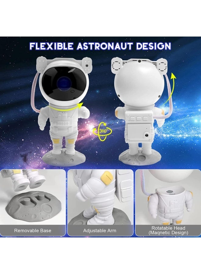 Astronaut Galaxy Projector, Star Projector Night Light with Remote Control & Timer, 360° Rotatable Head, 8 Nebula Effects, Adjustable Brightness for Kids Bedroom, Home Party Decor, Birthday Gift - Image 3