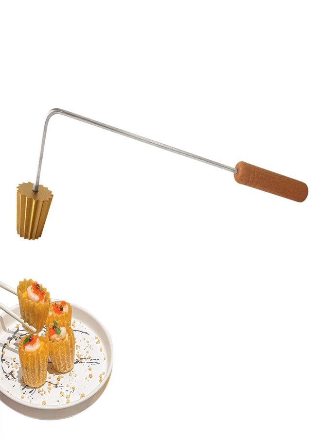 LoveDeal Nyonya Pie Tee Maker, Malaysian Mini Tart Shell Mold, Deep Fry Tart Cup Mold, Reusable Fried Asian Cooking Tool, Homemade Pie Tee - Image 1