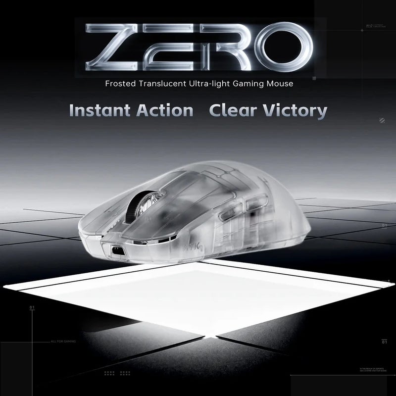 ATK Blazing Sky Zero Ultralight Wireless Gaming Mouse, PAW3950 Ultra, Dual 8K, Ergonomic, for PC - Image 2