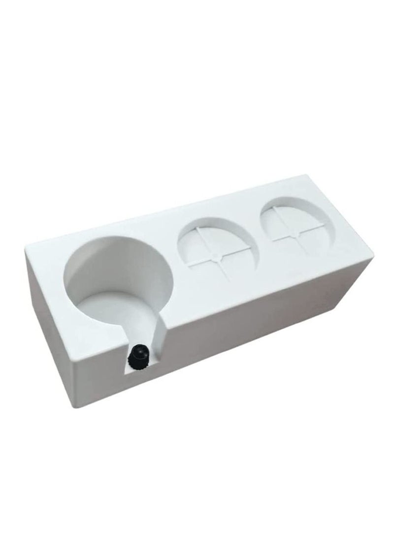Premium Coffee Filter Tamper Holder - Espresso Tamper Mat Stand with Non-Slip Base, Tamper Station for Cafe Coffee and Espresso Machine Accessories (3 Hole) - Image 1