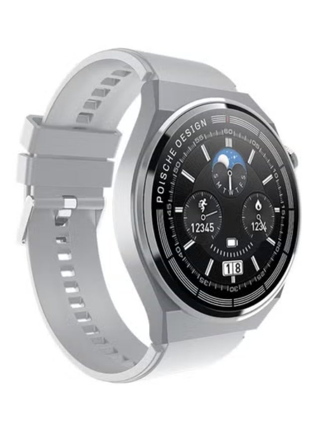 بورشه ديزاين ساعة بورشه ديزاين GT3 MAX الدائرية الذكية 1.45 بوصة شاشة ملونة عالية الوضوح NFC ساعة ذكية - Image 1