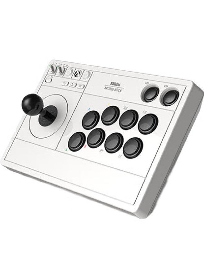 8Bitdo Arcade Joystick, Microsoft Authorized Xbox Series Xbox One, Multi-Platform Connection, Supports Pc Steam Platform, Led Real-Time Layout Display - Image 1