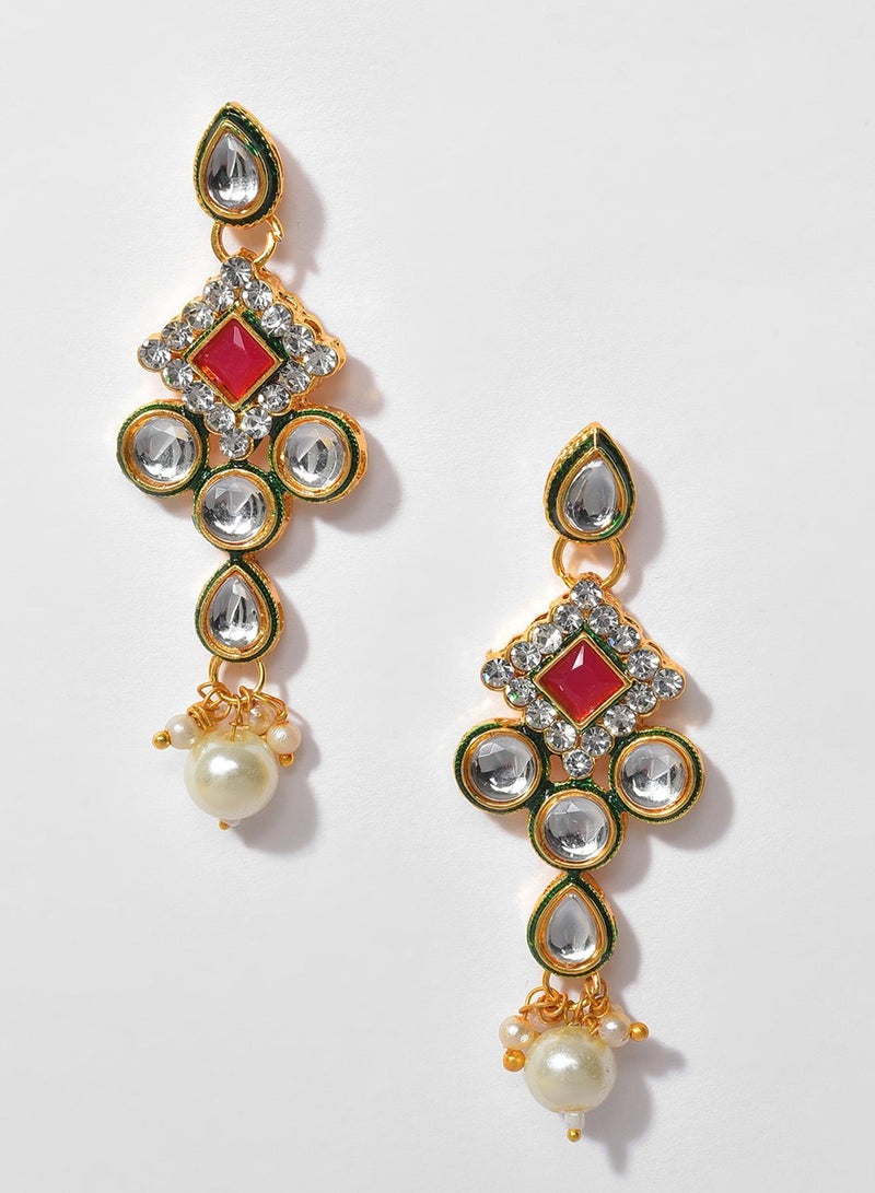 SOHI White Stone Beads Artificial Necklace Jewellery - Image 4