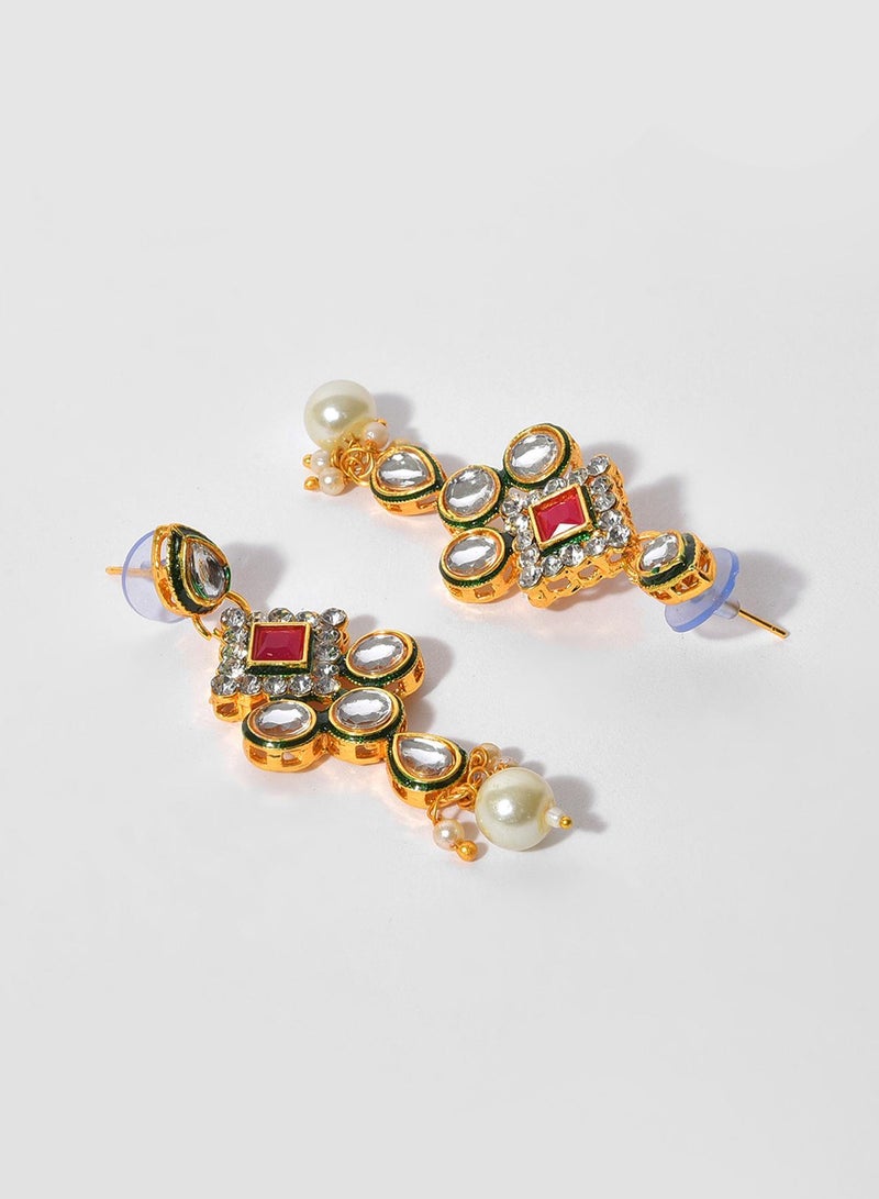 SOHI White Stone Beads Artificial Necklace Jewellery - Image 5