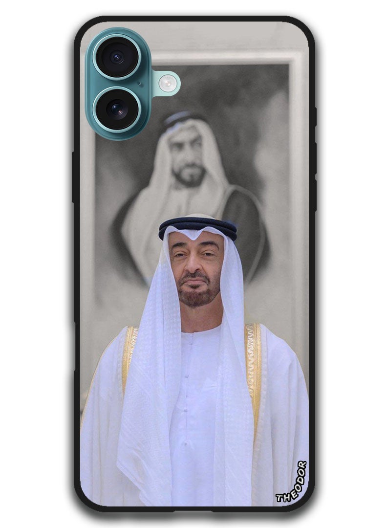 Theodor Protective Case Anti Scratch Shock Proof Bumper Cover For iPhone 16 Plus (6.7)-inch Mohammed Bin Zayed - Image 1