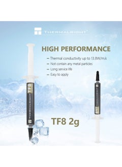 Thermalright TF8 High Performance Thermal Compound Paste 2 Grams, 13.8W/mK, High Durability for All heatsinks CPU Coolers with applying Tool  - Image 2