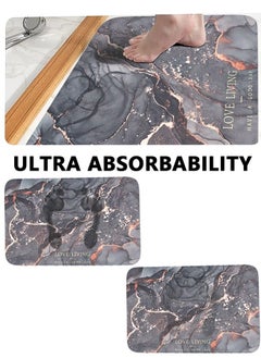 AHAKAC Bath Mat with Highly Absorbent - Non-slip Floor Mat with Non-slip Texture of the Bottom - Comfortable Cushioned Floor Mat with Cotton-like Fabric  - Image 3