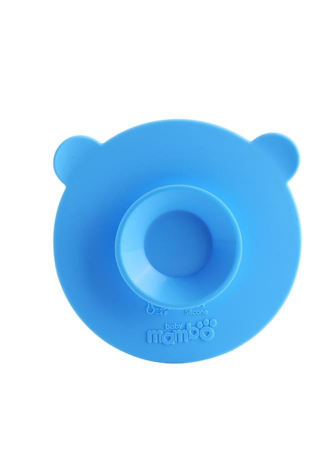 Beauenty Silicone Baby Bowl Base Sucker Double sided Magic Suction Anti skid Tableware Placemat(Blue) - Image 2
