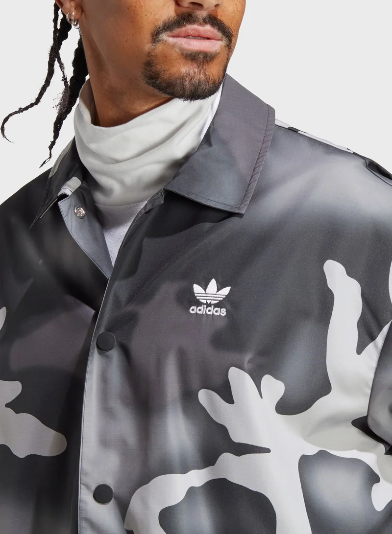 adidas Originals Camo Coach Graphic Jacket
