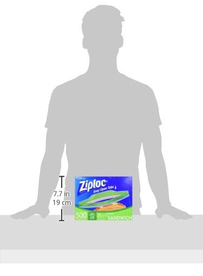 Ziploc Sandwich Bags, 125 Count (Pack of 4) - Image 2