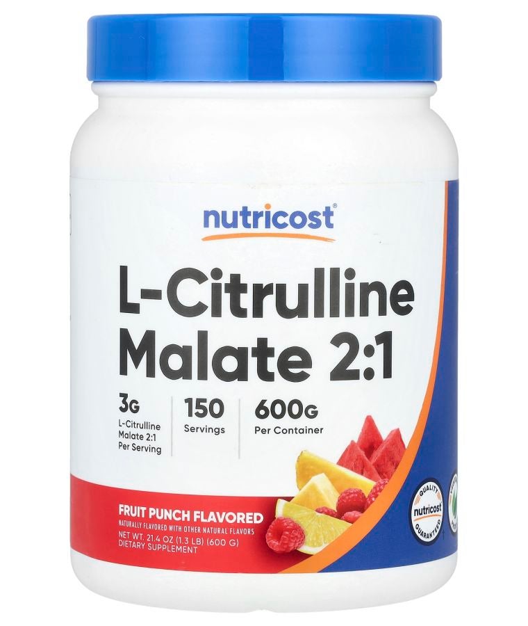 L-Citrulline Malate 2:1 Fruit Punch 1.3 lb (600 g)