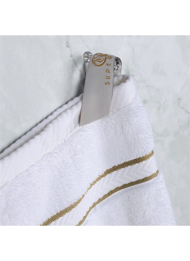 Superior Turkish Cotton Ultra-Plush 6-Piece Hand Towel Set, Small Towels for Home, Apartment, Airbnb, Kitchen, Bathroom Essentials, Absorbent Quick Drying, Bath Accessories, Soft Basics, Latte  - Image 4