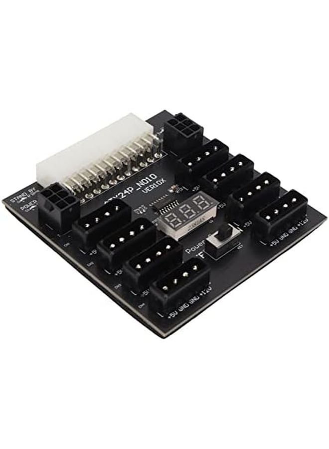 ATX Server Power Supply Board 800W with Voltage Indicator 24Pin to 8X 4Pin Connectors for Mining PCB - Image 3