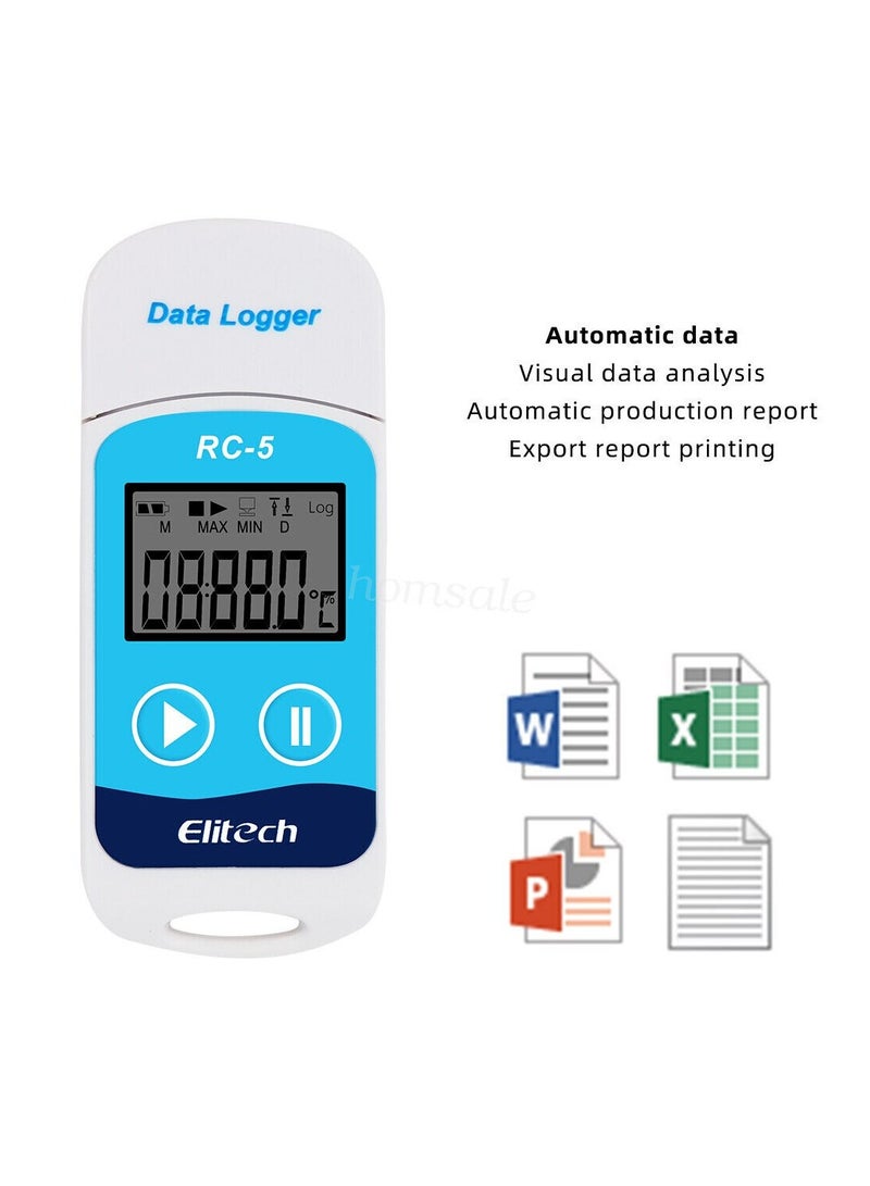 Elitech Mini LCD Display USB High Accuracy Temperature Data Logger / Recorder, 32000 Points Record  - Image 3