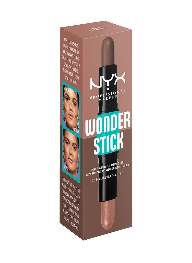 NYX PROFESSIONAL MAKEUP Wonder Stick Dual Face Lift Light Medium - Image 4
