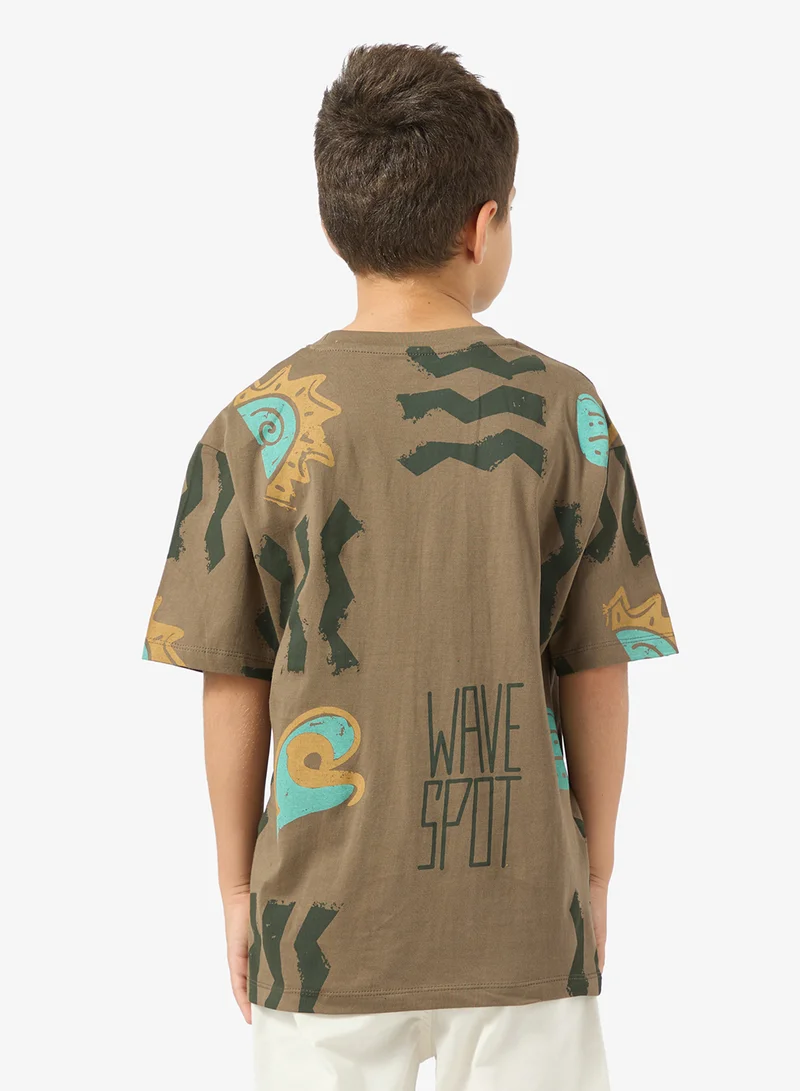 Ripples Boys Drop Shoulder Tee