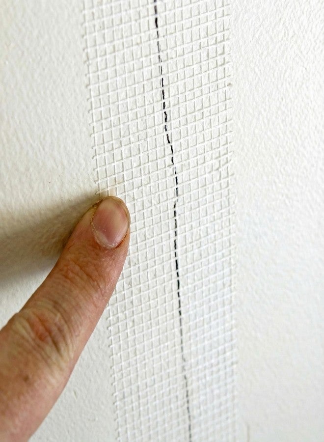 Mario Drywall Joint Tape 48mm (2 Inch) x 50M | Heavy-Duty Self-Adhesive Fiber Mesh Tape for Drywall Crack Repair, Gap Covering & Joint Sealing | Fiberglass Wall Repair Tape for Strong, Seamless Finish - Image 4
