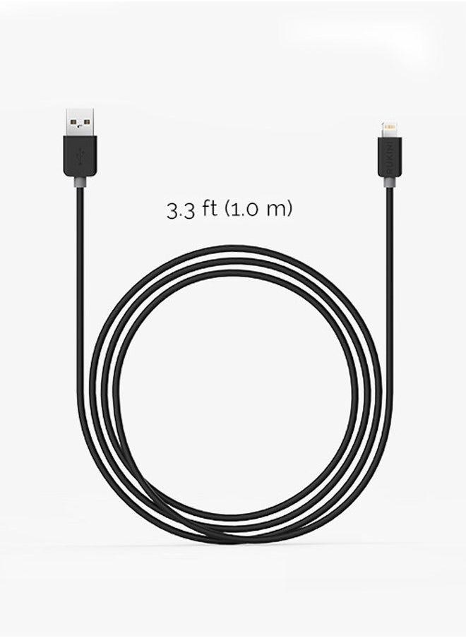 RUKINI Rokini Apple Certified Leather iPhone Cable - Size 1 Meter  - Image 2