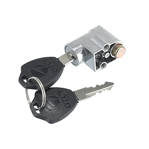 uxcell مفتاح تشغيل دراجة نارية كهربائية مع قفل أمان للبطارية مع 2 مفتاح - Image 1