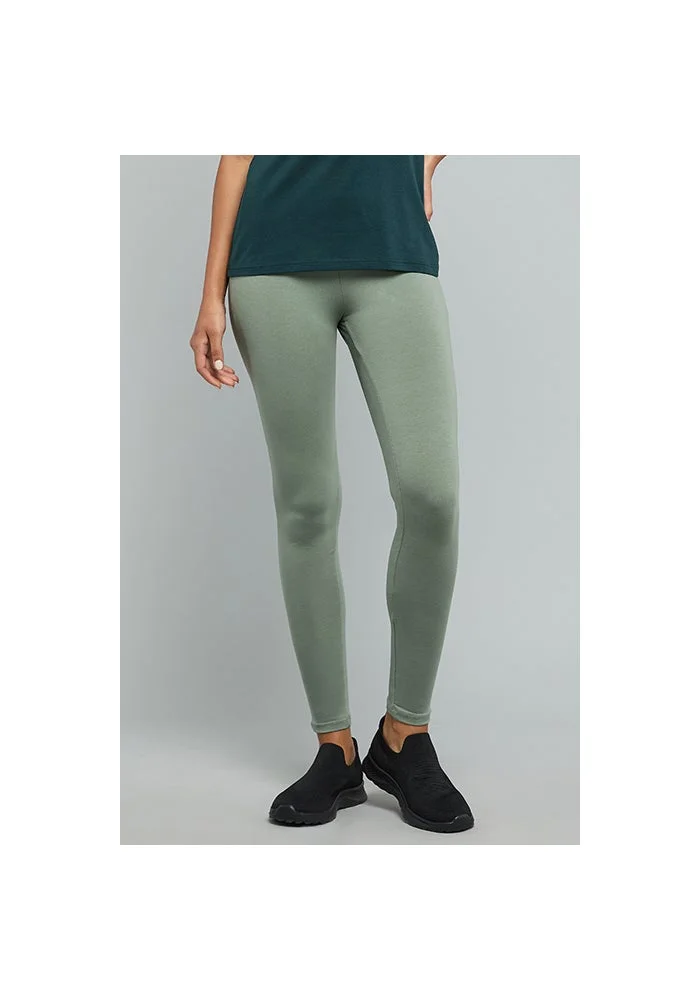 R&b Solid Leggings with Elastic Waist