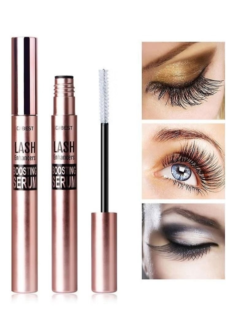 QiBest - Lash Enhancers Boosting Serum Advanced Eyelash Growth Serum for Lashes & Brows Promotes Appearance of Longer Fuller Thicker Eyelashes Sensational Long Luscious Lash Boosting Eyebrows Serum - Image 1