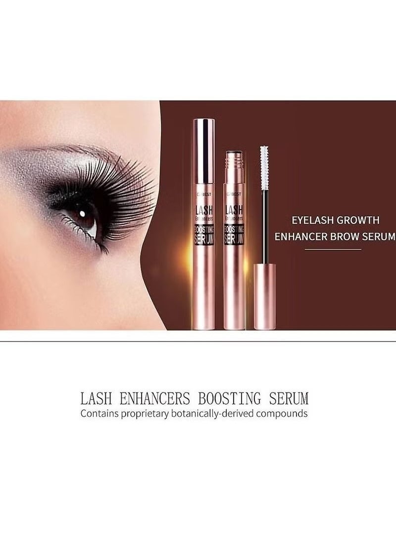 QiBest - Lash Enhancers Boosting Serum Advanced Eyelash Growth Serum for Lashes & Brows Promotes Appearance of Longer Fuller Thicker Eyelashes Sensational Long Luscious Lash Boosting Eyebrows Serum - Image 1