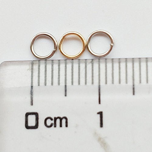Chenkou Craft 1 Box 6 Colors 5000pcs Open Jump Ring & Ring Jewelry Keychain Making 4mm with 1 pc Jump Ring Open/Close Tool and 1 pc Clear Box (4mm) - Image 4