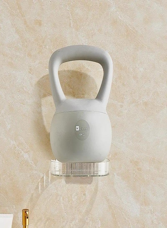 Krizkey® 1 Pc's Soap Holder for Bathroom/soap case/self-Adhesive soap Holder/soap Stand for Bathroom/Self Draining Transparent Acrylic Soap Dish Holder Drill- Free (Pack of 1) - Image 5