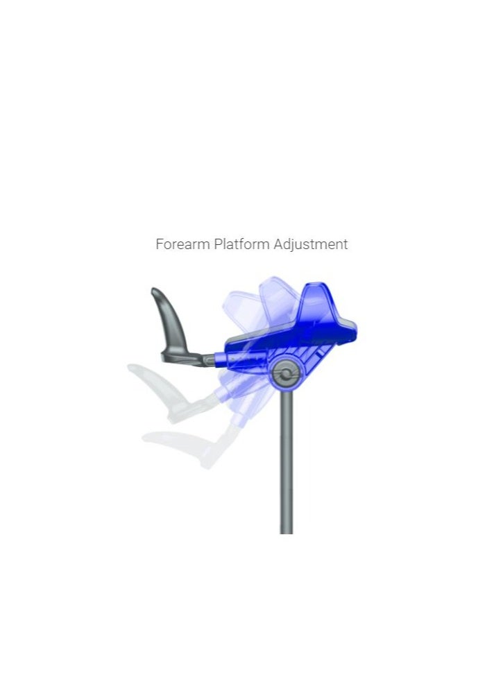 smartCRUTCH American developed elbow crutch, box of 2 pieces