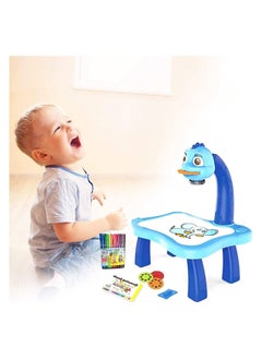 Generic Child Learning Desk With Smart Projector, Kids Educational Painting Table With Light Music Children Projection Drawing Playset Table, Birthday Gift For Kids  - Image 3