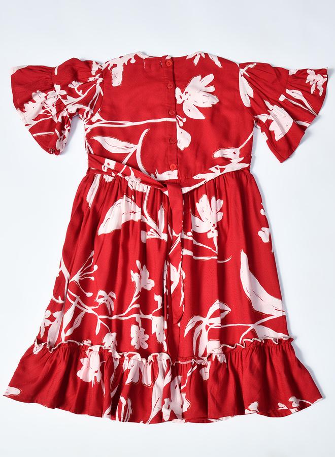 بيلا مودا فستان كشكش بنقشة الزهور - Image 3