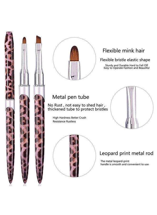 DANNEASY - 2Pcs Nail Clean Up Brush Nail Polish Remover Brush Nail Art Brush Set Nail Design Brushes Acrylic Nail Brush For Cleaning Nail Polish Nail Art Tools - Image 1