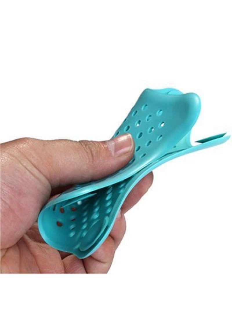 MALL Sky Mall Silicone Star Shaped Sink Filter Bathroom Hair Catcher Drain Strainers Cover Trap for Basin Random Color Standard 3 pcs  - Image 4