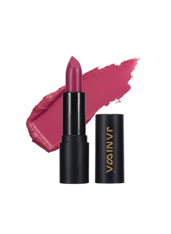JANIWA Plum Rose Liquid Matte Lipstick – Rich Plum Lip Color, Long Wear Pigmented Lipstick for Women, Smooth Hydrating Velvet Lip Makeup - Image 1