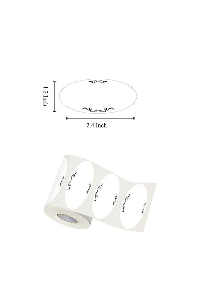 Citihomy 300Pcs Food Labels Kitchen Labels for Food Containers 2 x 1 Inch Removable Freezer Pantry Canning Labels Water Oil Tear Resistant Labels for Restauran Frige, Jam, Mason Jars Containers - Image 2