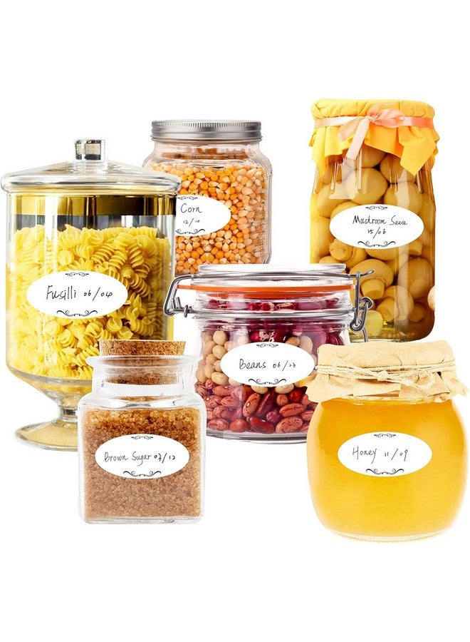 Citihomy 300Pcs Food Labels Kitchen Labels for Food Containers 2 x 1 Inch Removable Freezer Pantry Canning Labels Water Oil Tear Resistant Labels for Restauran Frige, Jam, Mason Jars Containers - Image 5
