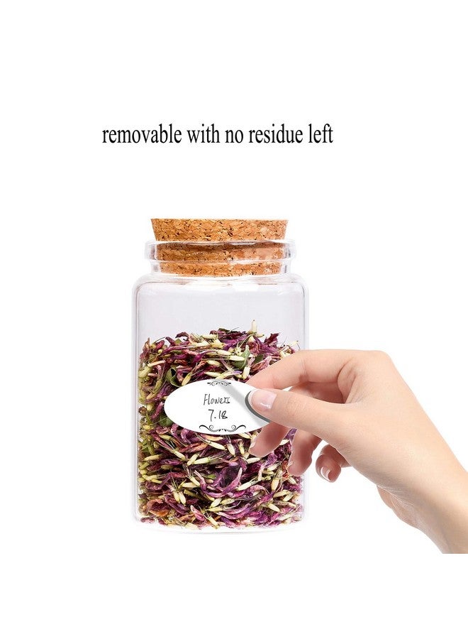 Citihomy 300Pcs Food Labels Kitchen Labels for Food Containers 2 x 1 Inch Removable Freezer Pantry Canning Labels Water Oil Tear Resistant Labels for Restauran Frige, Jam, Mason Jars Containers - Image 4