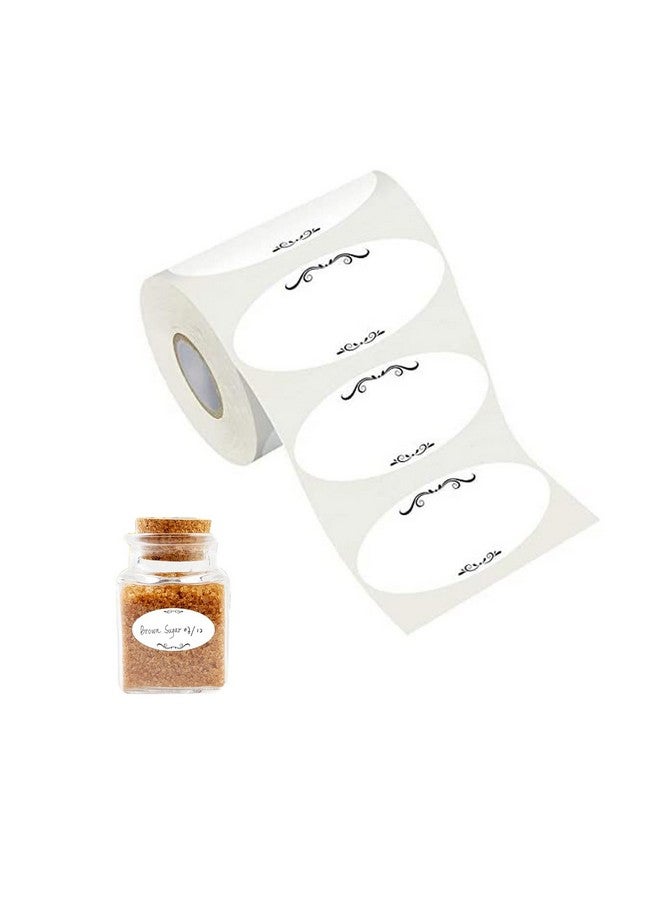 Citihomy 300Pcs Food Labels Kitchen Labels for Food Containers 2 x 1 Inch Removable Freezer Pantry Canning Labels Water Oil Tear Resistant Labels for Restauran Frige, Jam, Mason Jars Containers - Image 1