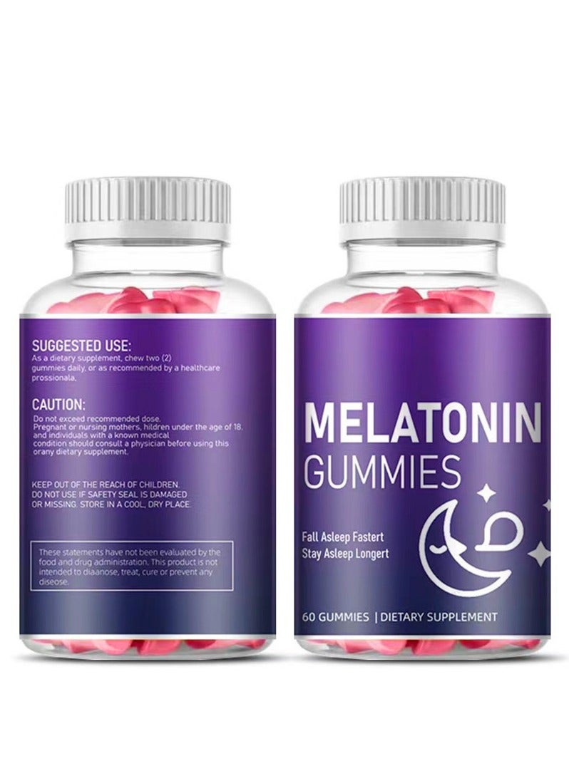Natrolabs Melatonin  Fast Dissolve  Nighttime Sleep Aid  Natural Berry Flavor  Vegetarian Non GMO Gluten Free 60 GUMMIES  - Image 4