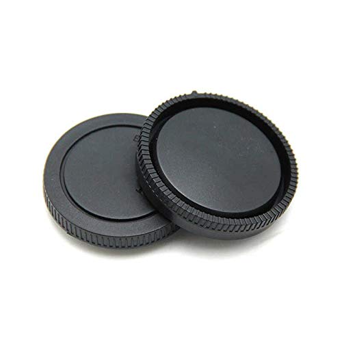 HIFFIN® Rear Lens Cap & Camera Body Cap for All Canon DSLR Cameras - Image 1