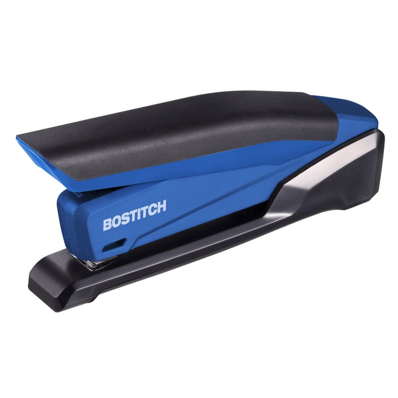 Bostitch Office InPower Spring-Powered Desktop Stapler, 20 Sheet Capcity, Built in Remover, Blue (1122) - Image 4