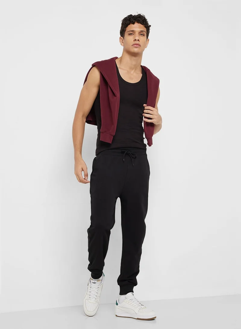 Seventy Five Basics black Vest for Men | Best Price UAE