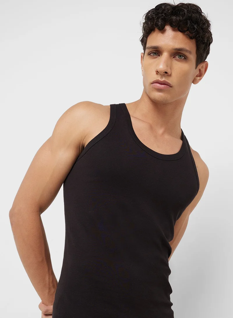 Seventy Five Basics black Vest for Men | Best Price UAE