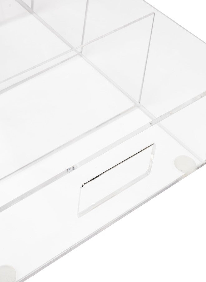 Mind Reader Snack Tray, Countertop Organizer, Snack Tray, Pantry, Breakroom, Kitchen, Clear - Image 5