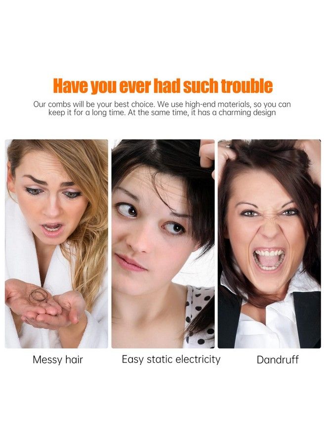 Beaupretty Wide Tooth Comb Tortoiseshell Hair Comb Simple Vintage Barber Shop Combs Anti Static Comb Plastic Large Comb Hairdressing Tools For Salon Styling Home White - Image 5