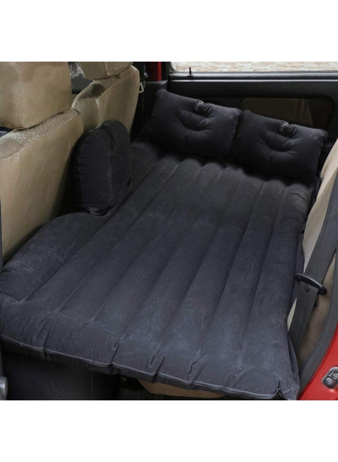 Allextreme Allextreme Inflatable Car Bed Mattress with Pump, 2 Air Pillows & Repair Kit Multifunctional Universal Fit Car Back Seat Accessories for Baby Travel Camping Kids Picnic Pool & Beach (Black) - Image 1